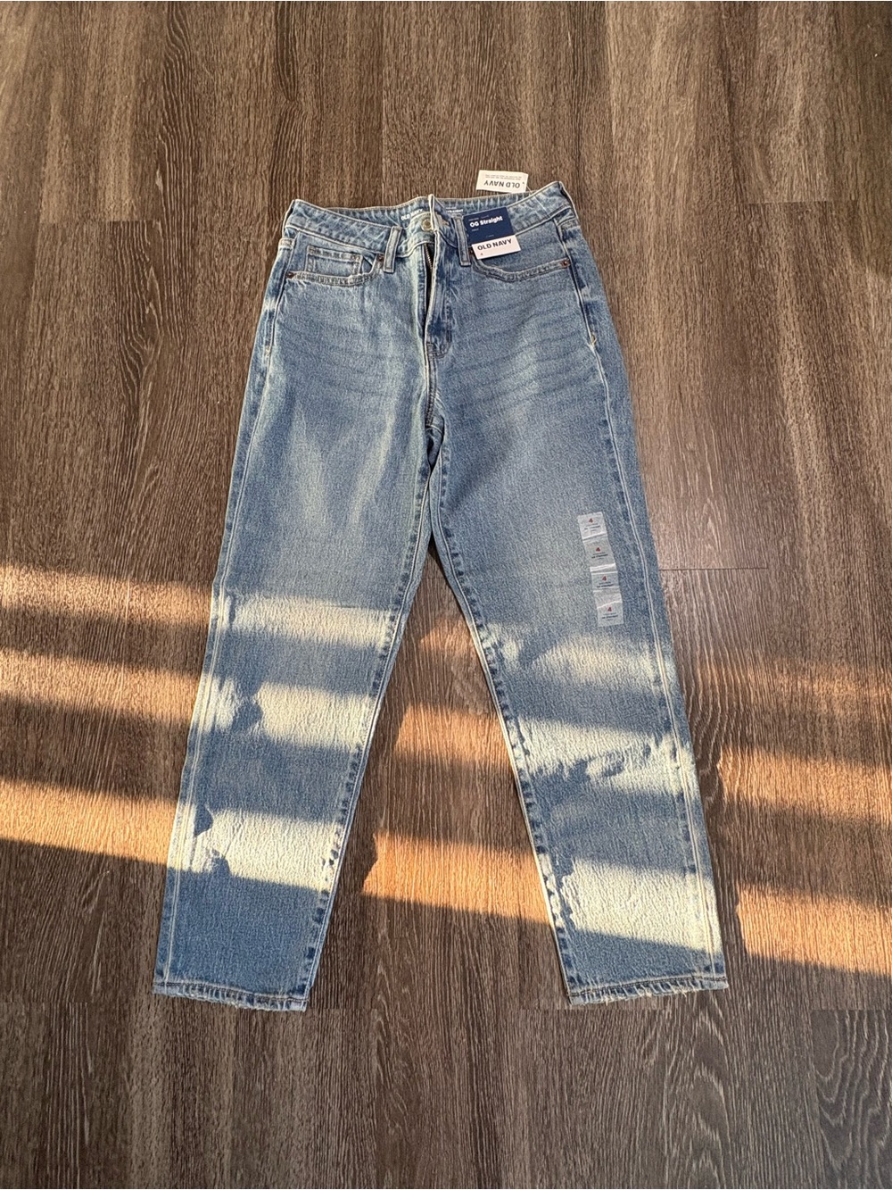 Old Navy Light Blue Straight-Leg Women's Jeans
